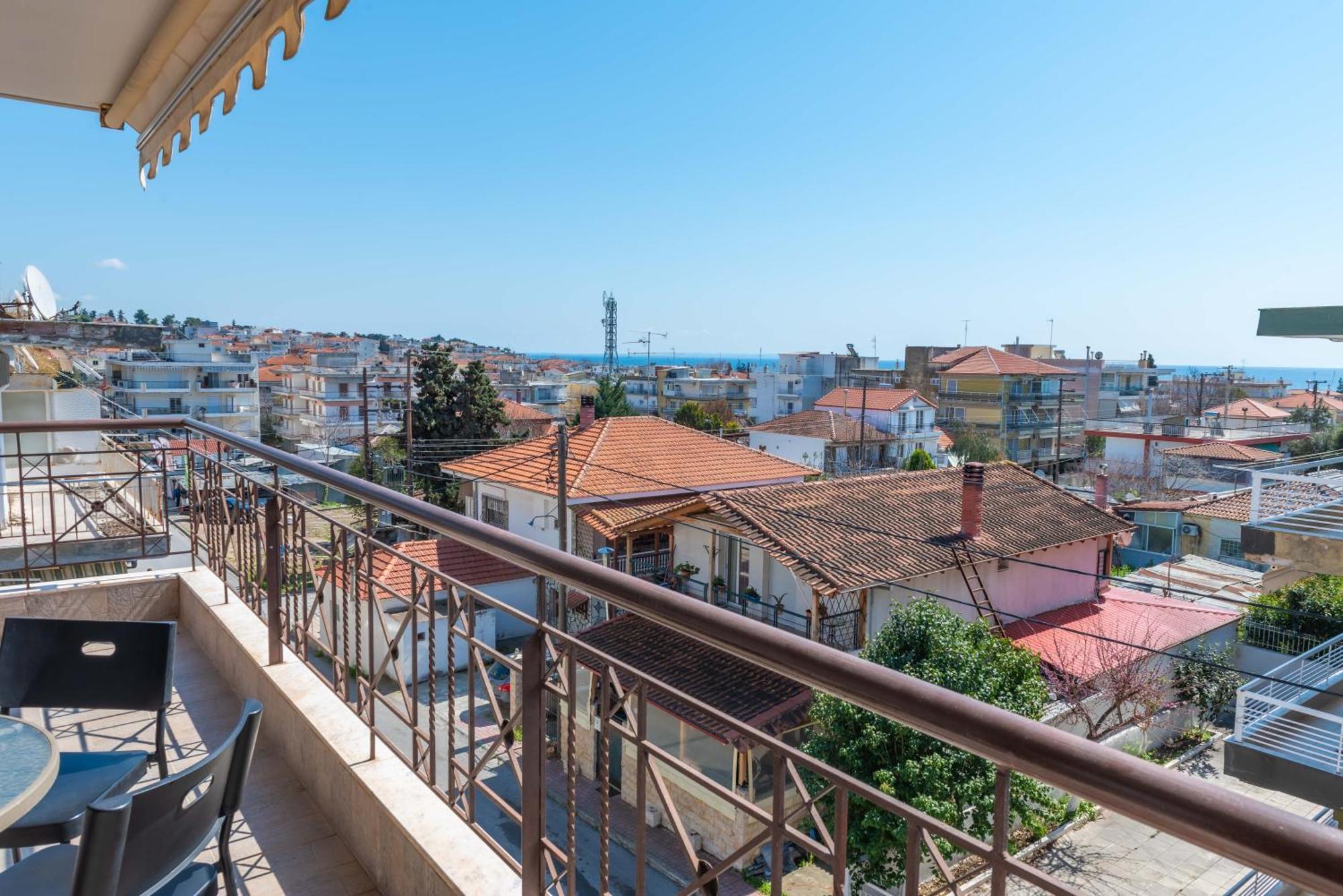 Infinity Stars Sea View Apartman Nea Kallikrateia Kültér fotó